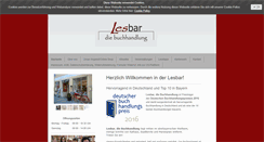 Desktop Screenshot of lesbar-weilheim.de