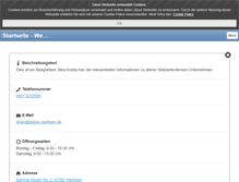 Tablet Screenshot of lesbar-weilheim.de
